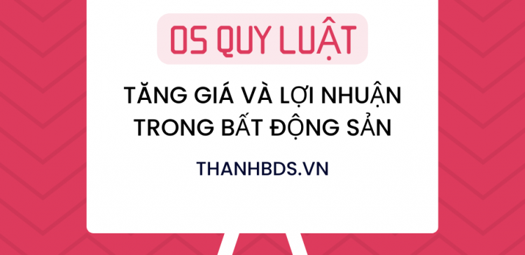 QUY LUẬT LỢI NHUẬN TRONG ĐẦU TƯ BẤT ĐỘNG SẢN